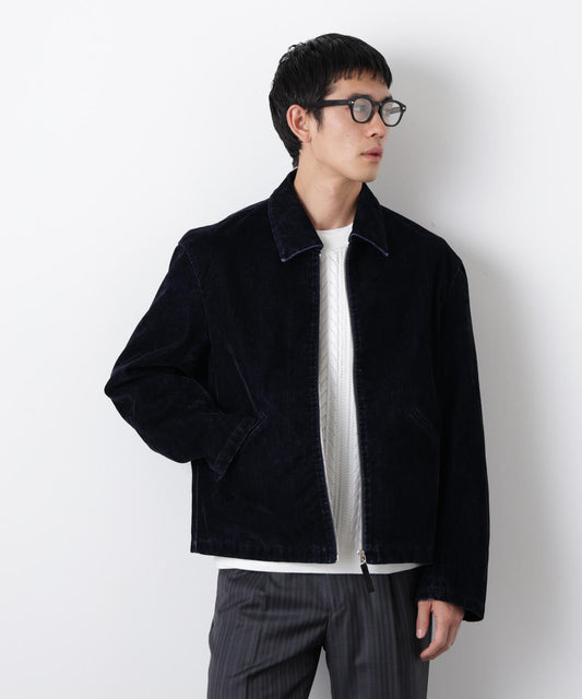 フロッキーデニム スポーツジャケット